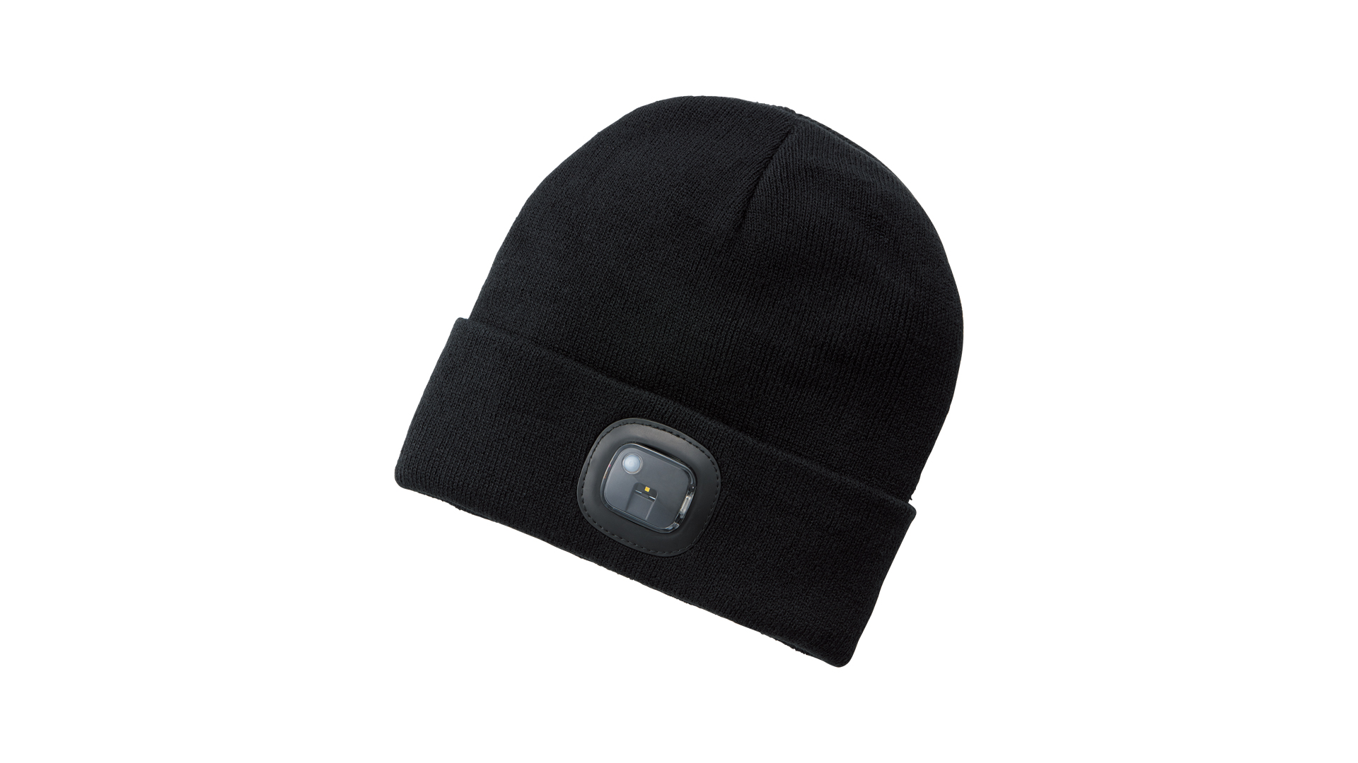 Knit Cap with Rechargeable Light