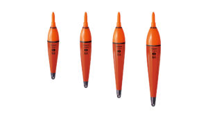 赤色発光自立ラバートップウキ